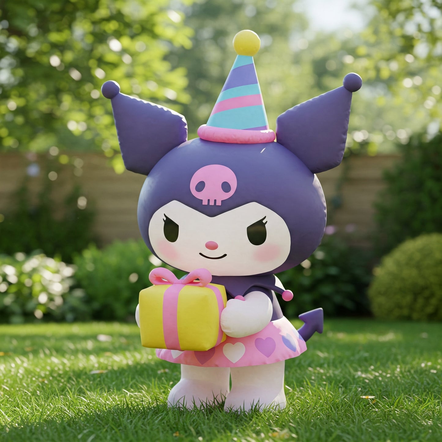 Hello Kitty Kuromi 4 Foot Yard Inflatable Blow Up Birthday Party Gift
