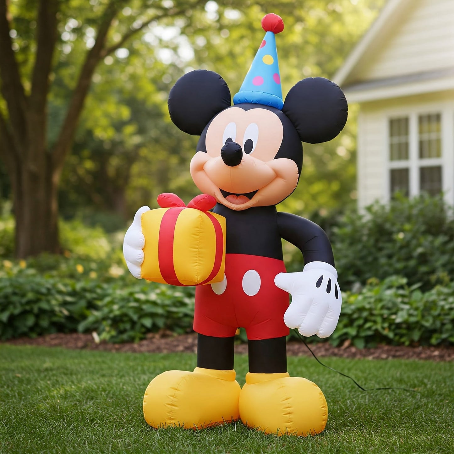 Mickey Mouse Clubhouse Mickey 4 Foot Yard Inflatable Blow Up Birthday Party Gift