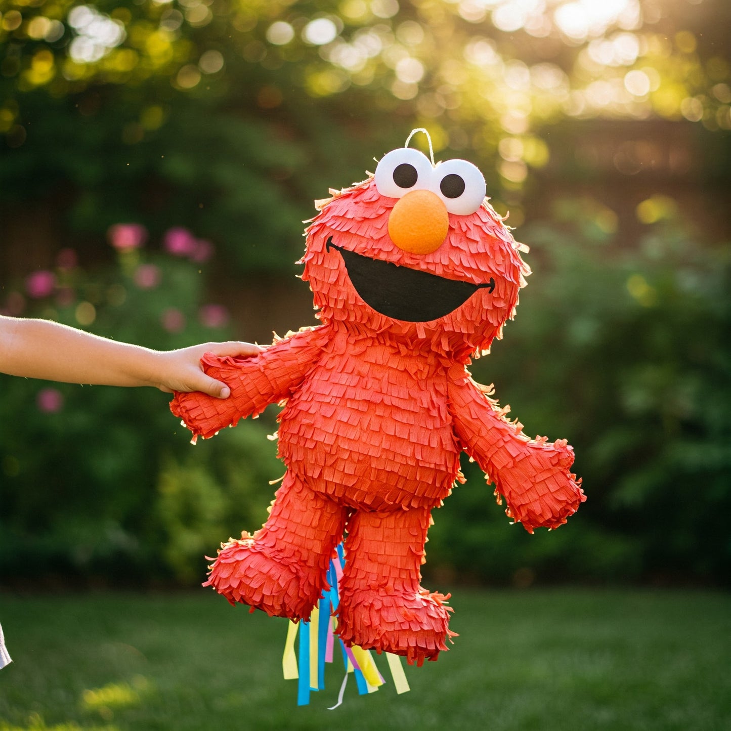 Sesame Street Elmo 24" Piñata with Stick & Blindfold Birthday Party Gift