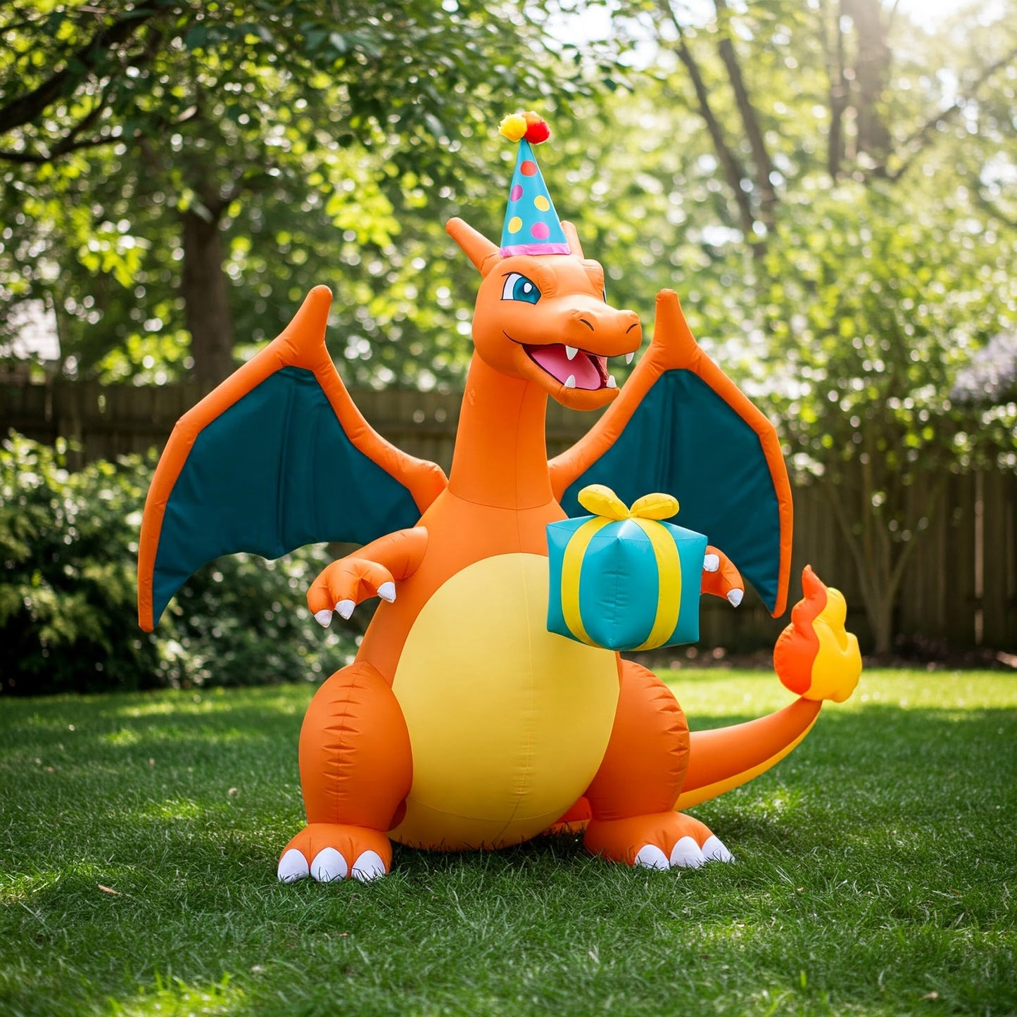 Pokemon Charizard 4 Foot Yard Inflatable Blow Up Birthday Party Gift